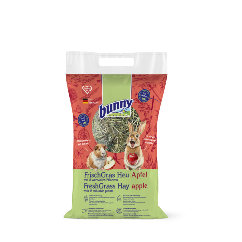 Fieno Bunny con Mele 500gr mangime composto PROMO QUANTITA'